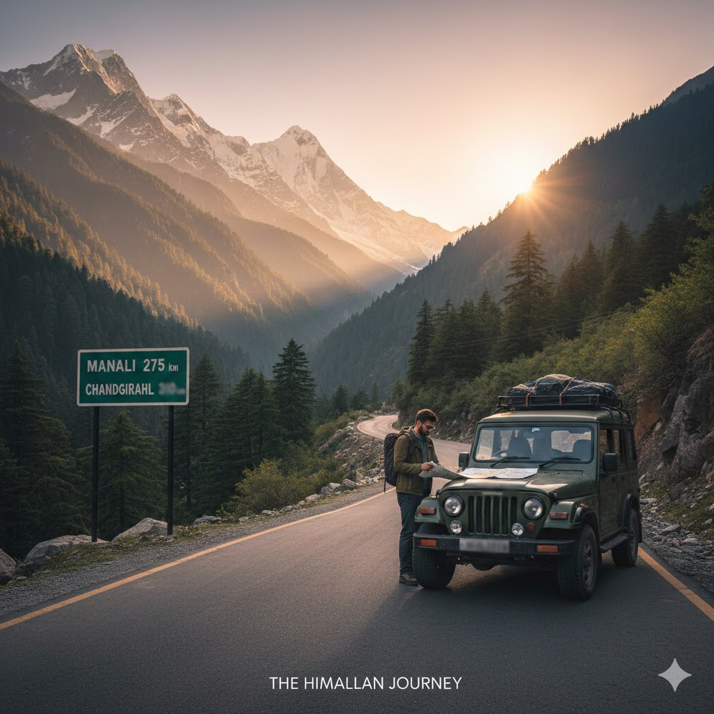 Manali to Chandigarh Distance